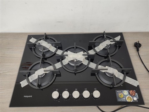 Hotpoint hgs72sbk hob - hob, 75cm