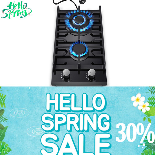 Gas cooktop black - cm,
