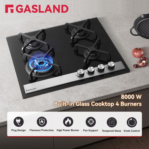 Burners gas hob - burners, black