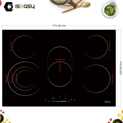 Iseasy 77cm electric ceramic - 77cm,