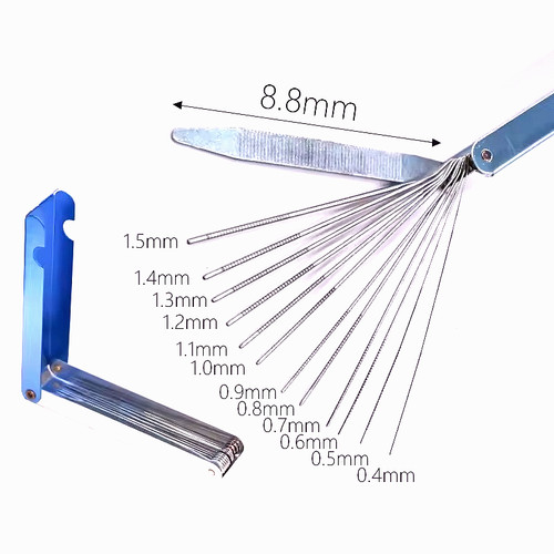 Gas jet cleaning needle - kit, 13