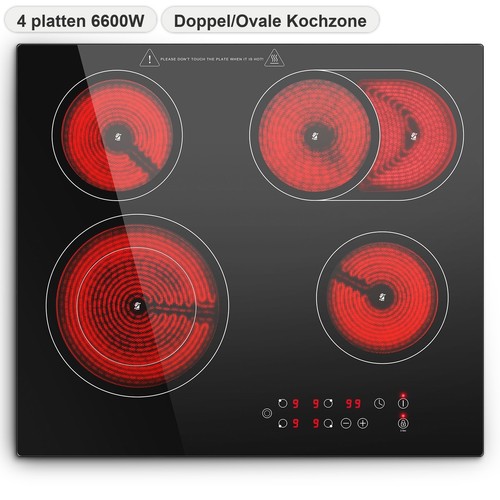 60cm ceramic hob - hob, 4