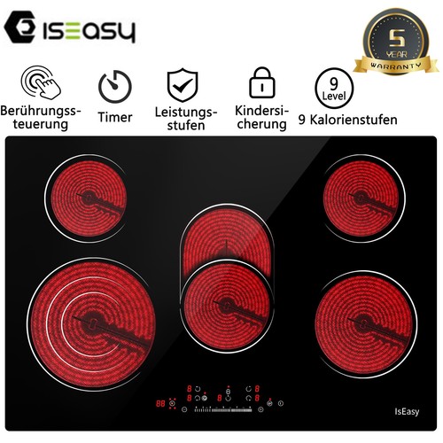 Electric ceramic hob - electric,
