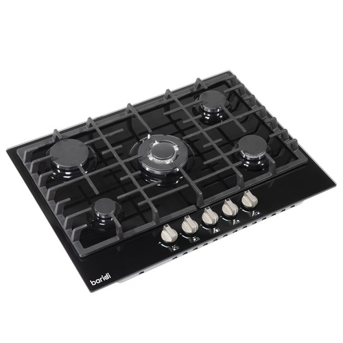 Baridi 70cm gas glass - hob, 5